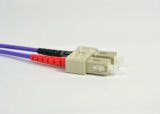 Sc PC mm Duplex Fiber Optic Patch Cord