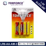 1.5 Volt Primary AA Non-Rechargeable Alkaline Battery with Ce/ISO for Sale (LR6-AA-AM3)