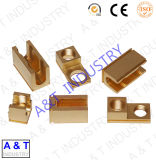 CNC Customized Brass Fitting Parts Electrical Crimp Wire Connector