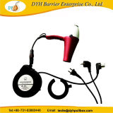 Self-Retracting Extension Cable for Hair Dryer