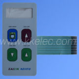 4 Button Membrane Switch with LEDs