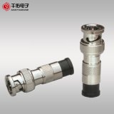 CCTV Coaxial Cable BNC Male Compression Connector Rubber Boot for BNC Connector