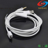 Transfer Charger Cable Car Audio Aux 3.5mm USB Cable / iPhone 5/ Apple/ iPhone 4 /iPhone6 (OEM/ODM)
