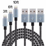 Nylon Braided Charging Cable Cord Lightning to USB Cable Charger