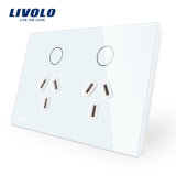 Livolo Double Australia Standard Wall Power Socket AC110~250V Vl-C9c2au-11