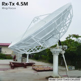 4.5m Rx Tx Earth Station Antenna (Pole Stand, Motorized)