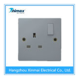 W406 13AMP 2 Gang Switched Socket, with Single Pole