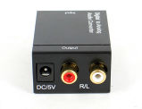 Optical Coaxial RCA Toslink Signal Digital to Analog Audio Converter