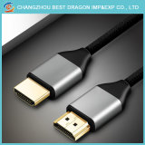 HD 18gbps Braided Kabel 3D 4K HDMI Cable with Ethernet Audio Return