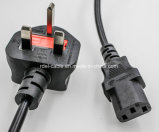 UK Power Plug BS Power Cable with C13 Connector
