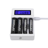 2017 Battery Charger LCD Display 4 Slots Smart Intelligent Battery Charger for NiCd Battery Charger