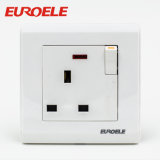 Hot Sale PC White Color 13A Single Switched Socket