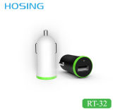 Fast Speed Black/ White Mini 2.1A USB Charger for Smartphone
