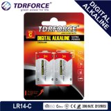 Mercury&Cadmium Free China Factory Digital Alkaline Battery (LR14/C size/AM 2)