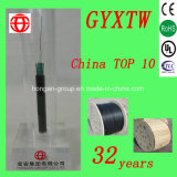 GYXTW Outdoor Central Tube Optical Fiber Cable with Parallel Steel of Single Mode