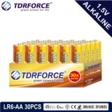 1.5volt Primary Dry Alkaline Battery with Ce/ISO 30PCS/Box 5 Years Shelf Life (LR03/AM-4/AAA)