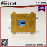 Gold Signal Booster 900/2100MHz Signal Amplifier 2g 3G Signal Repeater with Fashion Design From China