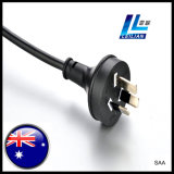 3-Pin Australia Power Cord Plug with SAA