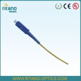 Sc Duplex SMF-28e Optical Fiber Cable Pigtail with RoHS Complaint