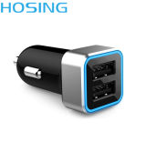 Colorful Car Charger with Dual USB Port for iPhone/Samung