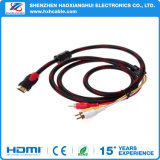 High Speed 1.4V HDMI to 3RCA Audio Cable for TV