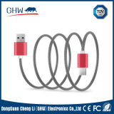 Metal Gridding Customized Charging Cable Many Colours 2.1A