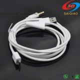 Factory Supply Car Micro USB to 3.5mm Jack Aux Audio Cable