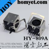 High Quality Mini DIN Connector with Nine Pin for Wiring Equipment (HY-809A)
