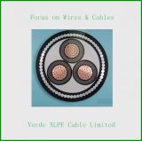 3core High Voltage Power Cable Copper Conductor XLPE Cable