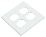 2 Gang Duplex Receptacle Cover 4.563''x4.5'' UL Approval