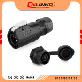 Cnlinko Bulkhead 5pin Power Cable Connector Supplier Electrical Joint Connector with Water Proof IP65/IP67