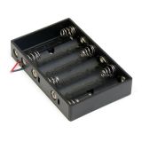 Side by Side 9V ABS Battery Holder with Lead Wire