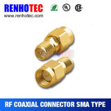 Straight Double Cable SMA Female Coaxial Connector