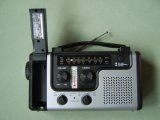Solar Dynamo Emergency Radio W/LED Lights Charger Crank (HT-998)