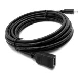 HDMI Extension Cable, HDMI-Male to HDMI-Female, 15FT, Gold Plated, Supported Resolutions: 480I to 1080P, UL File#: E119932