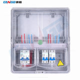 Single Phase 2 Rooms Energy Metering Box for Card Meter