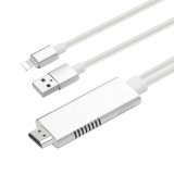 Aluminum Shell Lightning Digital AV Adapter HDTV Cable for iPhone/iPad/iPod