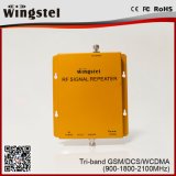 2018 Top Selling Signal Repeater Dual Band 900/1800/2100MHz Signal Booster with Outdoor Antenna