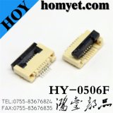 0.5mm 6pin Flat Cable FPC Connector for Machine (HY-0506F)