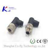 Waterproof 4pin Male & Femal M8 Angled Field Assembly Connector