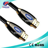 1080P Metal HDMI Cable with Heavy Plug with Net (pH6-1210)