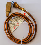 Dark Brown Fabric Twisted Cord Electrical Cable