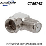 CCTV F Female to F Male Right Angle Type Adapter (CT5074Z)