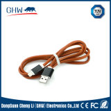 Stitch Leather USB Charging Cable Fashion Design 2.1A TUV