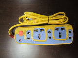 Electric Extension Socket No. E04 with 5 Outlets