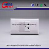 New Design Hot Sale Double Socket Outlet, EU Double Wall Socket
