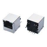 1000 Base RJ45 with Transformer 180 Degree with LED Connector