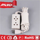 Double Electric Extension Socket with Grounding