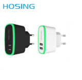 1 / 2 USB Mobile Phone Charger with Ce FCC RoHS Certificates 2.1A