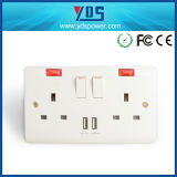 13A 2 Gang Swithed Socket